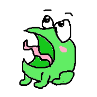 Distressed Frog